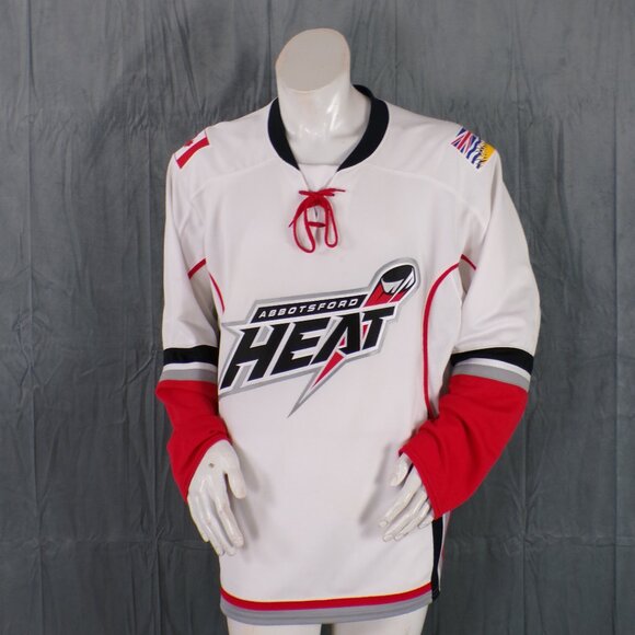 Abbotsford Heat Jersey - Official Home Jersey by Reebok - Men's Large - Picture 1 of 10